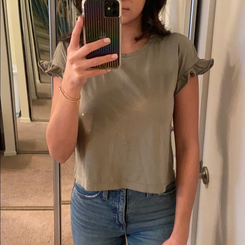 ZARA- Ruffle Top